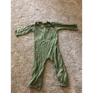 Spearmintlove bamboo footless sleeper with snap closures 3-6 months